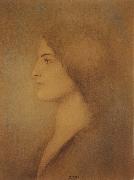 Fernand Khnopff Head of a Woman painting